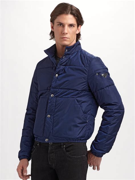 prada blue coat mens|Prada winter jackets men's.